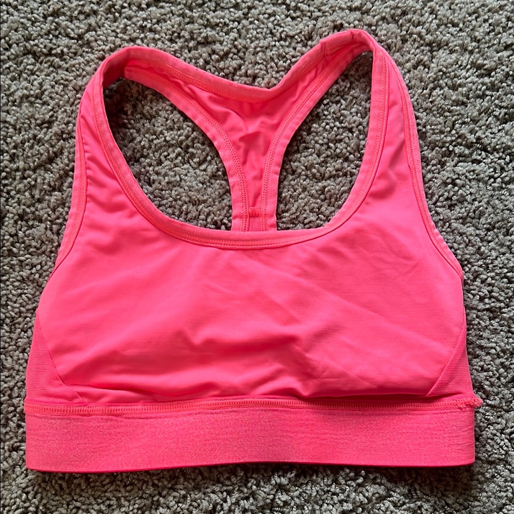 Aerie Pink Sports Bra Seamless Racerback size XS